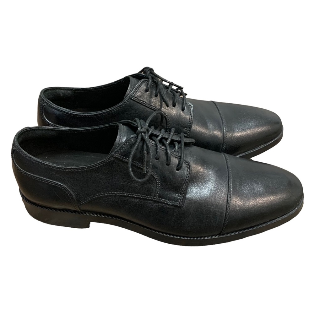 Cole Haan Grand OS Men Black Leather Dress Shoes Size 9 W Oxford